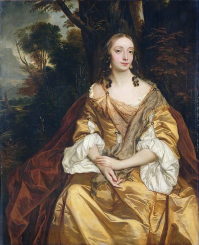 Portret van een dame, waarschijnlijk Mary Parsons, later Mrs Draper, ca. 1665 door Peter Lely